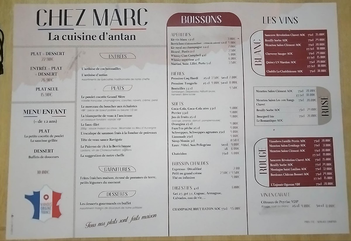 Menu Chez Marc-2
