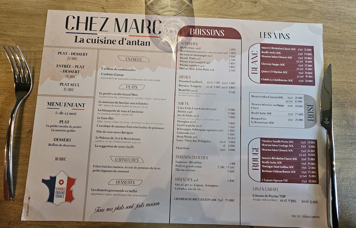 Menu Chez Marc-3